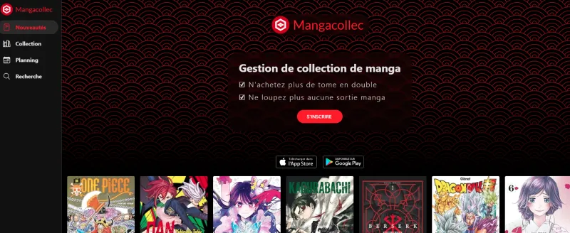 Mangacollec - Gérez votre collection de manga en ligne