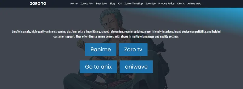 Zoro To Tv Watch Anime Online, Free Anime Streaming - V 4.2